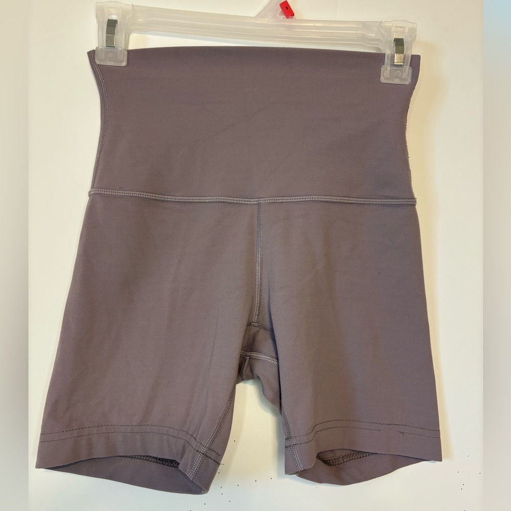 Lululemon Athletica High Waist Purple Shorts